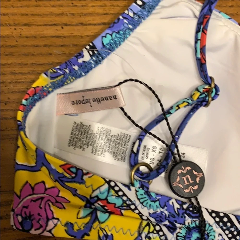 NWT Nanette Lepore Enchantress Woodstock‎ Swim Top